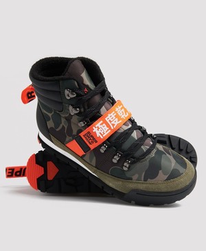 Superdry Outlander Snow Férfi Csizma Camo | GWCHZ8265